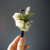 Elegant Ivory Flower Crown